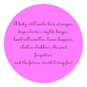 A baby will make love stronger, da... - Customized stickers by aimbriggs A baby will make love stronger, da... - Customized stickers