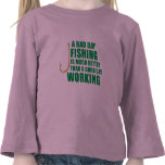 A Bad Day Fishing Is Much Better T Shirts