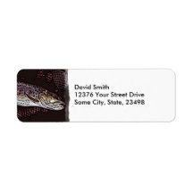 A Bad Day Fishing Return Address Labels