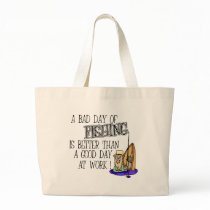 A bad Day Of Fishing... Canvas Bag