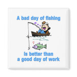 A Bad Day of Fishing Fridge Magnets
