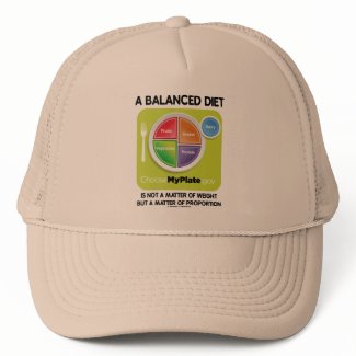 A Balanced Diet Is Not Matter Of Weight (MyPlate) hat