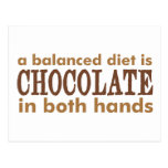 A Balanced Diet is... Post Card