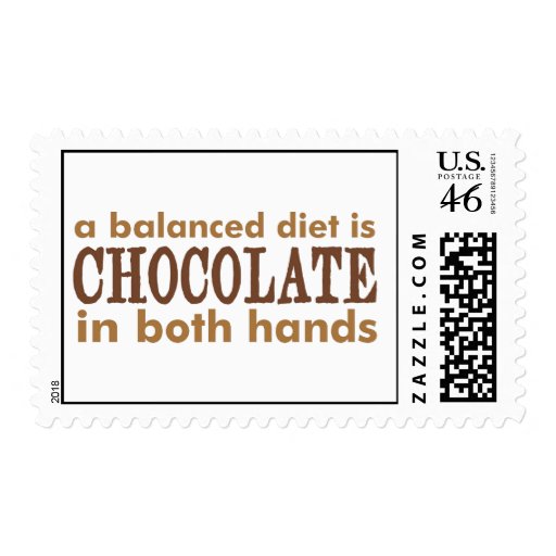 A Balanced Diet is... Postage Stamps