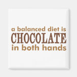 A Balanced Diet is... Refrigerator Magnets
