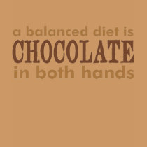 A Balanced Diet is... t-shirts