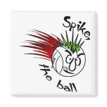 A Ball Named Spike Refrigerator Magnet