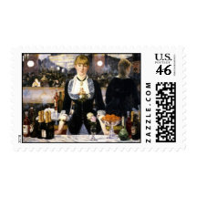 A bar at the Folies-Bergere Stamps