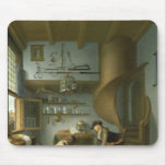 A Barber surgeon tending a peasant's foot Mousepads
