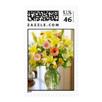 A base of flowers postage