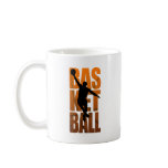 A Basketballer Jumping and Shooting Coffee Mugs