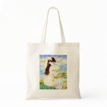 A Bather by Pierre Renoir Canvas Bag
