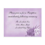 A Beach Wedding Reception Postcard (Purple)
