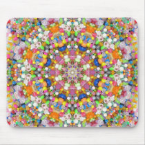 A Bead Mandala Mouse Pad