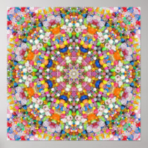 A Bead Mandala Poster