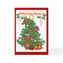 A Beary Merry Christmas Greeting Card