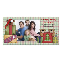 A Beary Merry Christmas Photo Cards