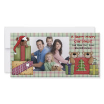 A Beary Merry Christmas Photo Cards photo cards