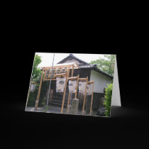 a Beautiful Buddhist Temple in Kyoto Japan cards