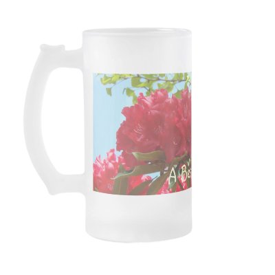 A Beautiful Day! Mug gifts Red Rhodies Garden by Basleeartprintgifts