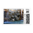 A Beautiful Double Waterfall postage