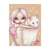 "A Beautiful Rat" Postcard by strangeling "A Beautiful Rat" Postcard