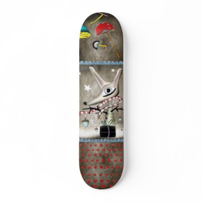 A beauty Fox winter sport boy Skateboard by Rupydetequila