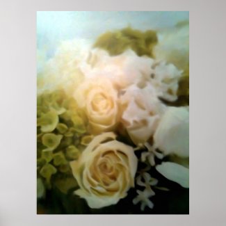 A Bed Of Roses print