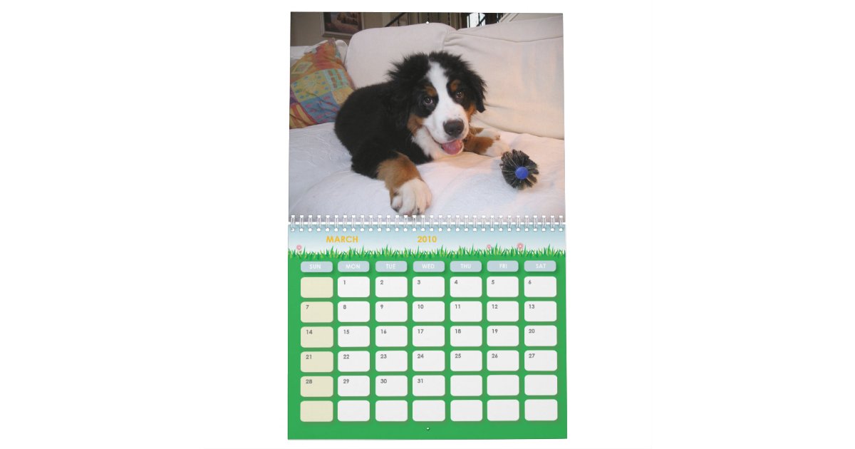 A Berner Year Calendar Zazzle
