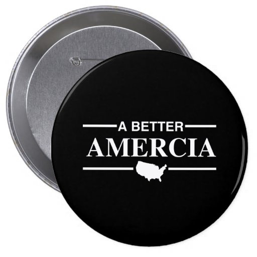 A Better Amercia Logo -.png Pinback Button