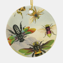 A Bevy of Beautiful Bees Ornament