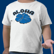 A big blue ALOHA to you t-shirts