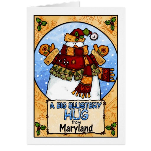 A Big Blustery Hug from Maryland Cards