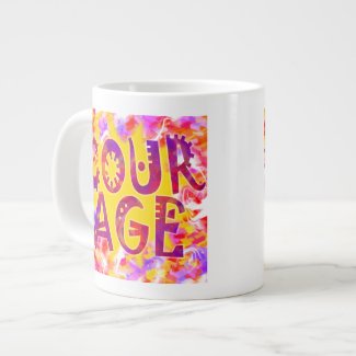 A Big Cup Of Courage Jumbo Mug