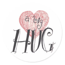A Big Hug Stickers