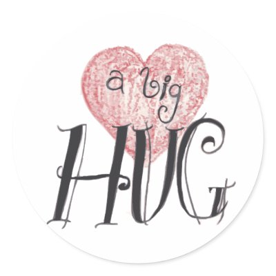 A Big Hug Stickers by mithu_k