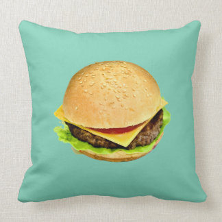 cheeseburger pillow