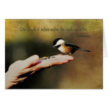 A Bird in the Hand Greeting Cards