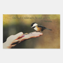 A Bird in the Hand Stickers