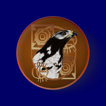 A Bird Of The Serengeti Buttons buttons