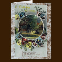 A Birthday Greeting Vintage Card cards