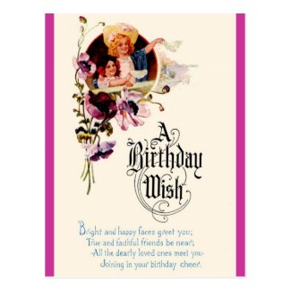 A Birthday Wish Postcards