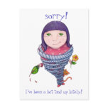 A Bit Tied Up Postcard
