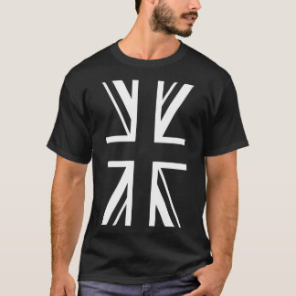 black and white union jack t shirt