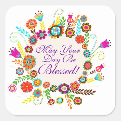 A Blessed Day - SRF Sticker