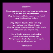 A BLESSING posters