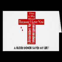 A Blood Donor cards