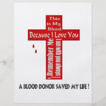 A Blood Donor Full Color Flyer