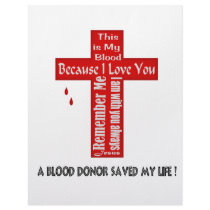 A Blood Donor Customized Letterhead