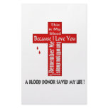 A Blood Donor stationery